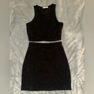 Love to be Spoiled Elegant Black Sparkle Set